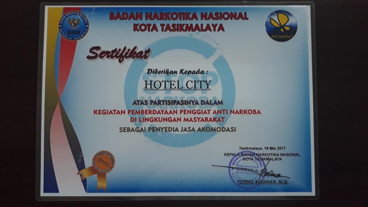 City Hotel Tasikmalaya Eksteriør billede